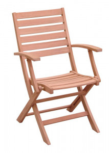 Kerti szék, természetes fa, TDC4006A