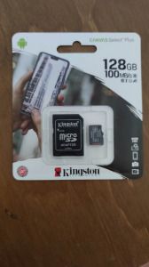 Kingston 128GB sd kártya