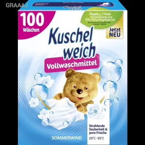 Kuschelweich SOMMERWIND WHITE Mosópor 100 mosás 5,5kg DE