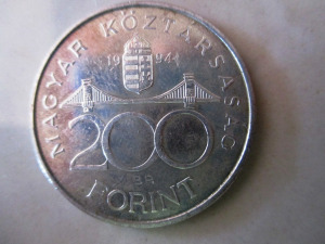 200 Ft 1994 Magyar Köztársaság 1000/500 ezüst