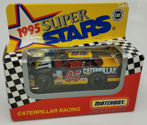 Matchbox  Chevy Lumina 95 Super Stars NASCAR John Tanner #95  Stock Car Caterpillar Racing