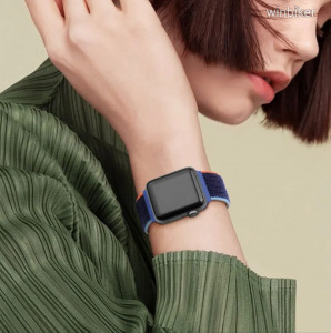 Apple Watch LOOP szíj kék csíkos Apple Watch óraszíj 38mm 40mm 41mm = KIÁRUSÍTÁS = 1FT NMÁ