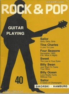 Rock&pop guitar playing 40 (kottagyűjtemény)