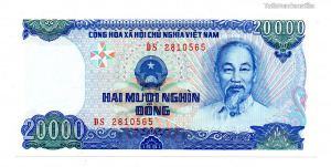 Vietnám 20000 Dong Bankjegy 1991 P110a