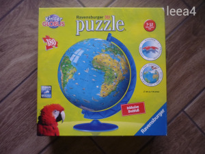 Ravensburger 180 db-os 3D gömb puzzle - Földgömb gyerekeknek