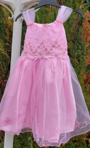 Koszorúslány ruha, alkalmi báli ruha, hercegnő és királylány jelmezhez ruha 110 cm 2-3 évesre