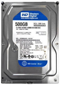 Western Digital 500GB HDD - WD Caviar Blue 500GB SATA / 16M Cache WD5000AAKX-001CA0