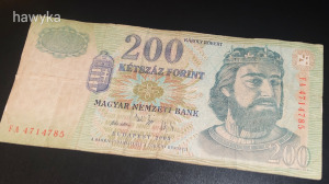 Papír 200 forintos (2005)