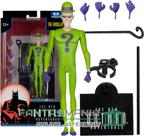 15cm-es DC Direct Batman The Animated Series figura - Riddler / Rébusz ...