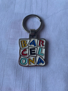 Barcelona kulcstartó