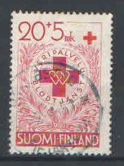 1951. Finnország - Vöröskereszt záróérték (3 E). Az olimpia évében