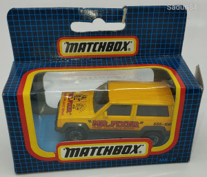 Matchbox  MB-27 Jeep Cherokee MR Fixer