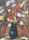 Jelzett 1967-es olajfestmény  Virágcsendélet  Képcsarnokos keretében nehezen olvasható jelzéssel Kép