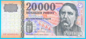 20000 forint 2009 GF UNC