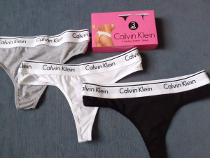 Calvin Klein női alsó tanga bugyi XL-es 3db-os csomag Új Raktáron! Több termék 1 szállításidíj