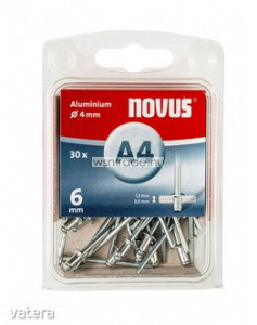 Novus popszegecsek alumínium A4 6 mm 1.5-3.0 30 db - Vatera.hu Kép