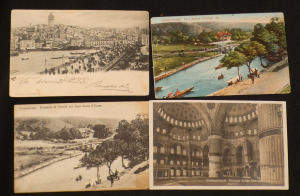 Konstantinápoly 7 db török képeslap