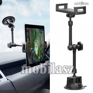 LANPARTE VMA-P1 autós / gépkocsi tablet tartó - tapadókorongos, 345mm-es hosszú karral, 360°-ban ...