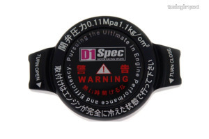 Hűtőradiátor sapka D1Spec 28mm 1.1Bar fekete
