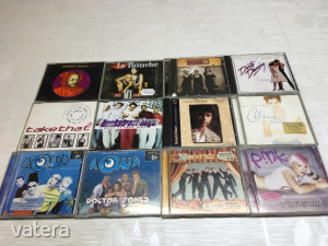 12 darabos CD csomag - Enigma, Celine Dion, Pink...stb.