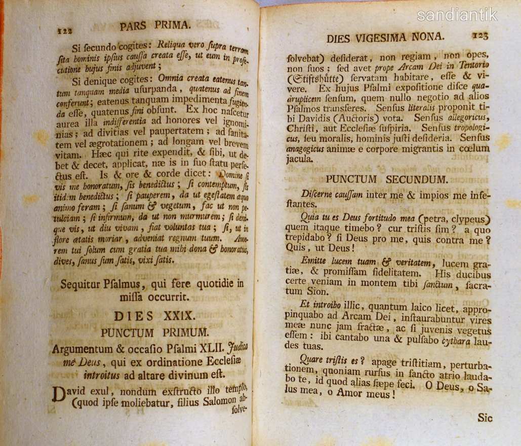1775 AUGSBURG -I KIADÁS : FERDINAND REISNER JEZSUITA SZERZETES : ZSOLTÁROK MAGYARÁZATA !!!