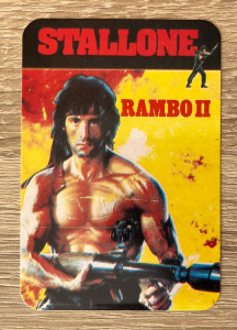 Rambo II. Kártyanaptár (1986) - Sylvester Stallone