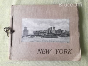 New-York 1913 25db-os képeslapalbum