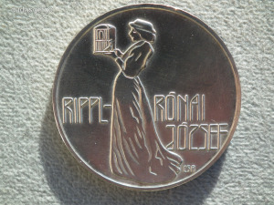 1977 Rippl-Rónai József ezüst 200 Forint BU emlékérme