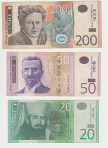 SZERBIA 200-50-20 DINÁR