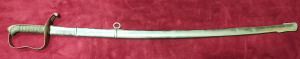Monarchia, Horthy  1861 M tiszti kard, érdekes kúpos lezárás, igényes markolat (2755)