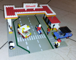 Lego 6371 Service Station Shell Benzinkút 1983 Ritka!