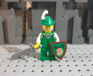 LEGO Castle - Forestman - Kardos pajzzsal - ÚJ