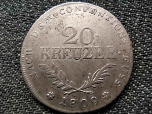 Ausztria Andreas Hofer felkelés Tirol ezüst 20 Krajcár 1809 (id39558)