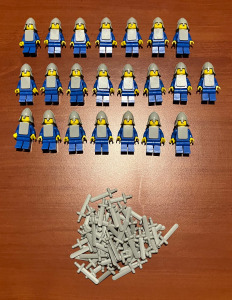 Lego castle,vintage 375 sárga vár figurák és kardok