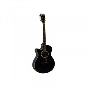 Dimavery - AW-400 Balkezes Western gitár elektronikával fekete ajándék puhatok