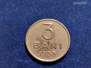 1953  ROMÁN  3  BANI   !!!