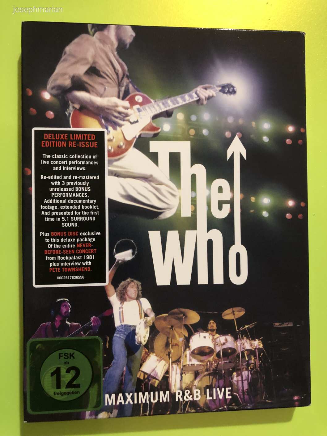 The Who - Maximum R&B Live, 2 DVD (2009) - deluxe, Rockpalast bónusz