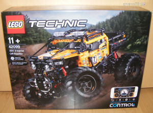 Lego Technic 42099 4X4 Off-Roader Távirányítós Terepjáró RC ÚJ BP!