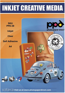 PPD Inkjet Clear öntapadó matrica A4 x 20 lap PPD-39-20