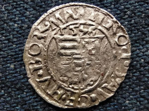 I. Miksa (1564-1576) .438 ezüst 1 Dénár ÉH767 1576 KB (id54296)