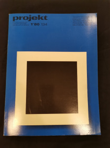 Projekt - lengyel művészeti folyóirat 1980/1. száma, poszter melléklettel