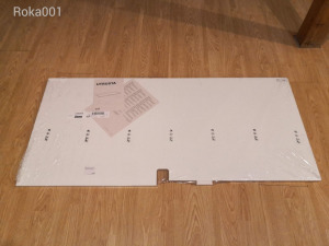 Új, bontatlan IKEA UTRUSTA Polc alsó sarokszkrénybe, fehér, 128 cm 502.132.97
