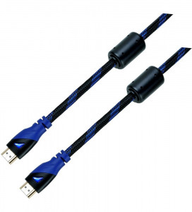 Astrum erősített HDMI kábel 3D és 4K kompatibilis 3.0méter V1.4V CB-HDMI03-NB HD103