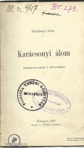 Gárdonyi Géza: Karácsonyi álom (Budapest, 1902)