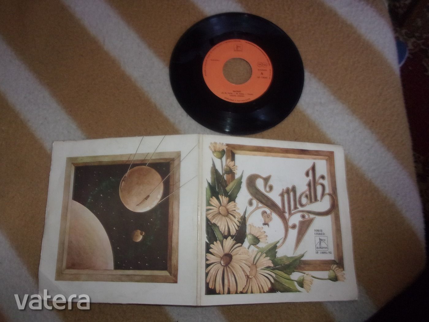 OMEGA JAPAN GAMMAPOLIS BAKELIT 1980.INSERT OBI+ SMAK SATELITE 1976 7"GATEFOLD SP 1 LEMEZ