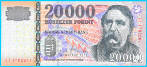 20000 forint 2009 GE UNC