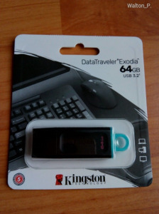 Kingston Exodia 64GB USB 3.2 pendrive - ÚJ, bontatlan