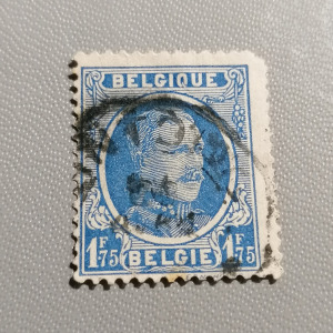 Pecsételt bélyeg Belgium. * 1927.