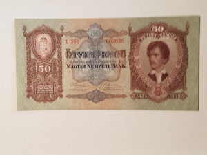 50 pengő 1932 P99 UNC hajtatlan bankjegy