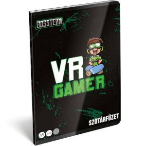 BossTeam VR Gamer szótár füzet A5 - 31-32